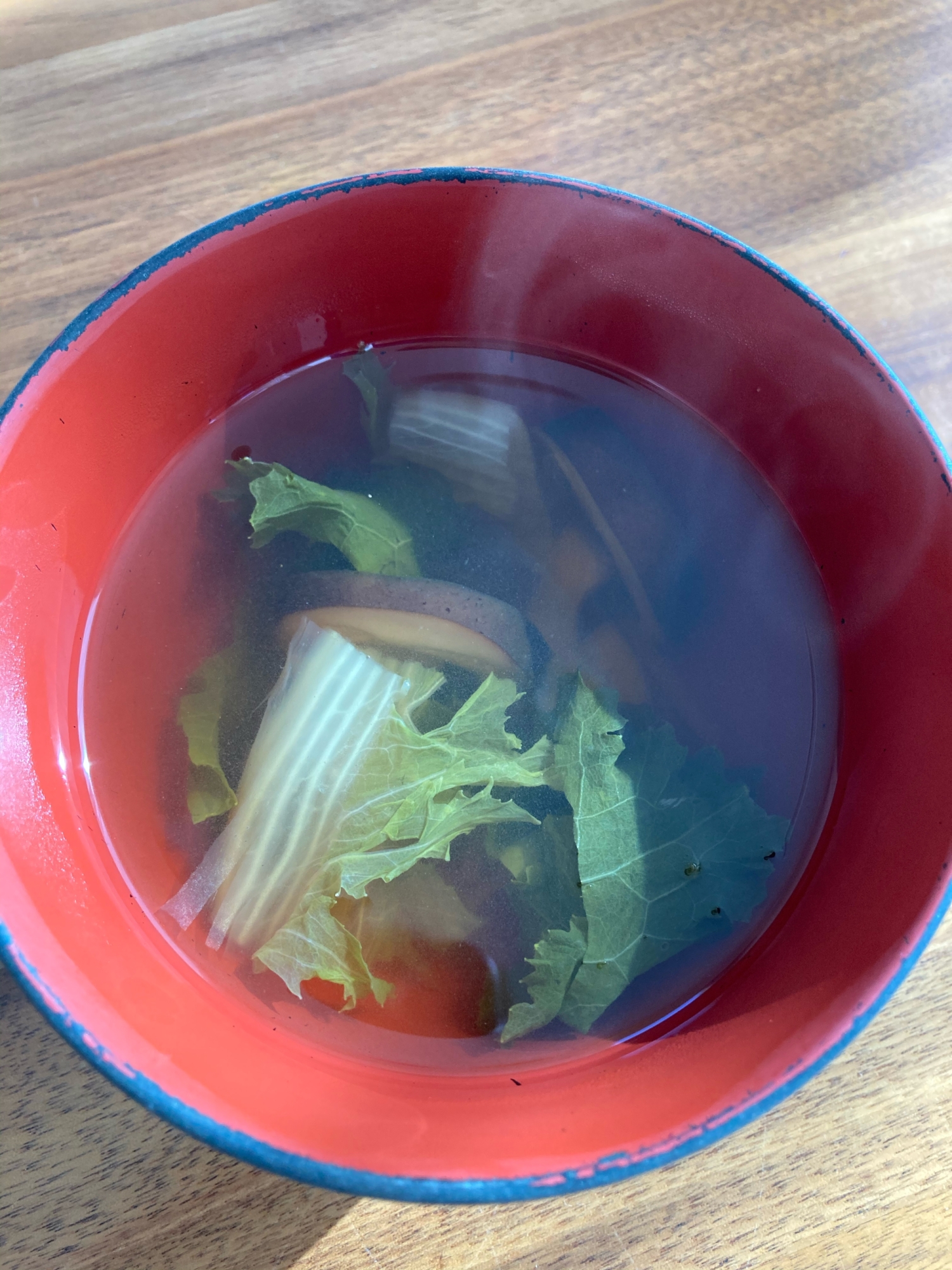 しろなと椎茸の和風スープ