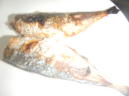 お酒でふっくら美味しい♪「アジの塩焼き」