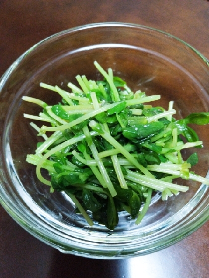 豆苗のナムル