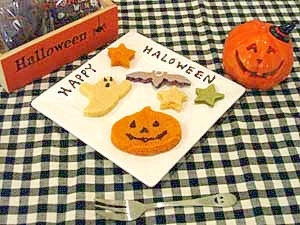 可愛い！パンケーキミックスでハロウィン★パンケーキ