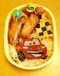 カーズ2☆　マックイーンお弁当