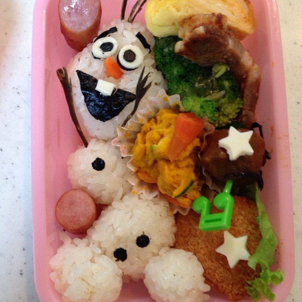 キャラ弁オラフ レシピ 作り方 By ゆきまるしゃん 楽天レシピ キャラ弁オラフ レシピ 作り方 By ゆきまるしゃん 楽天レシピ