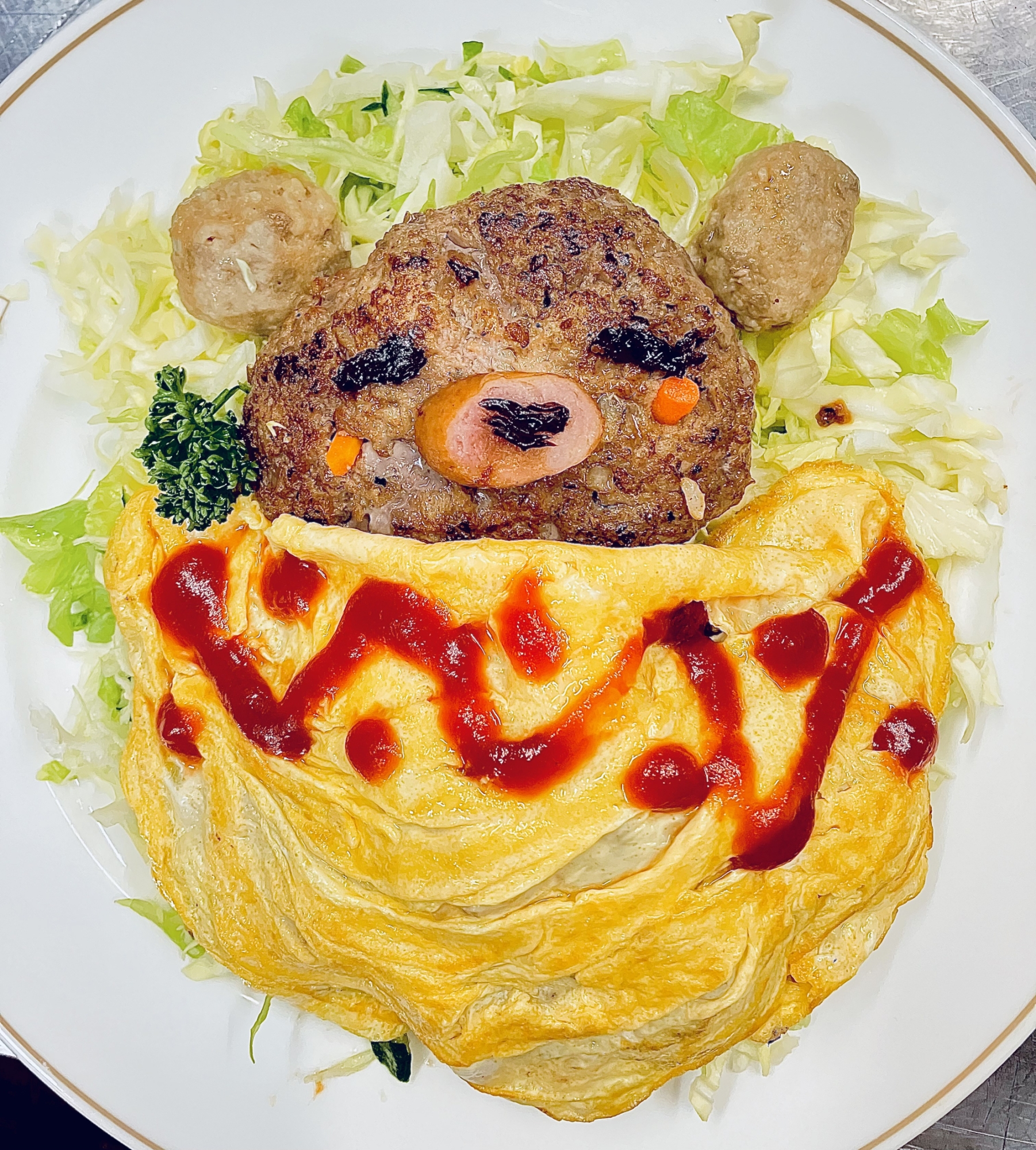 クマさんハンバーグ