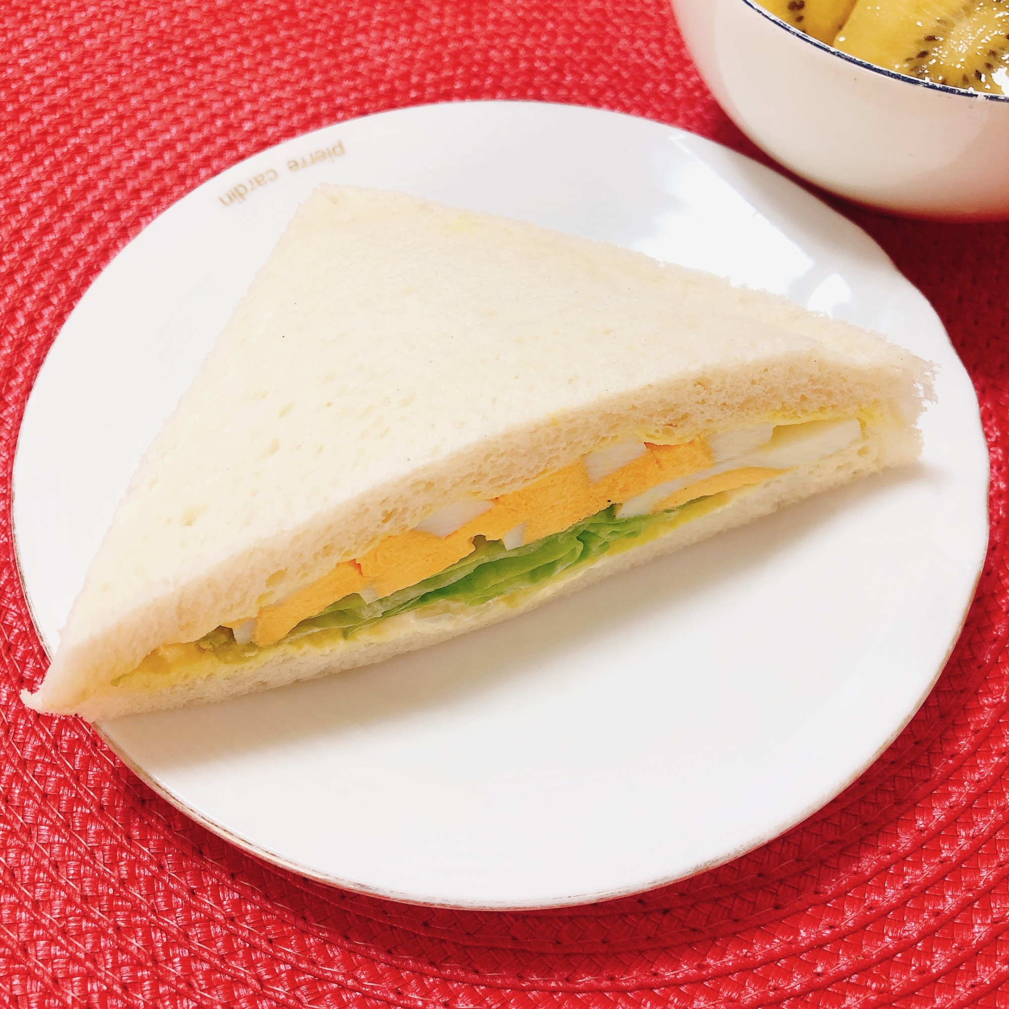 ゆで卵野菜♪サンドイッチ