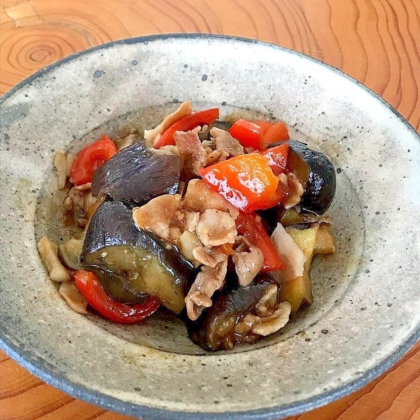 ご飯が進む!豚バラとなすのオイスター炒め煮