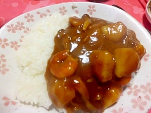 海老と野菜のカレーライス