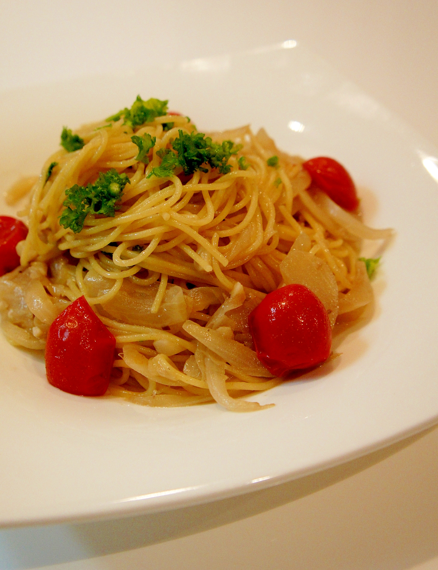 イタリアンな風味漂う♪アンチョビパスタ