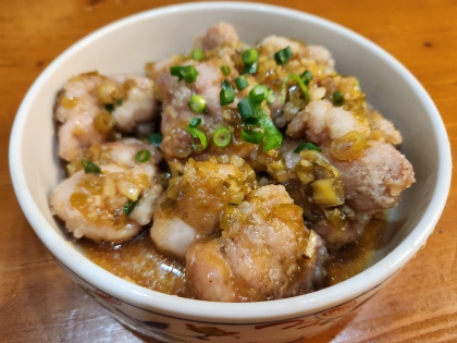 一枚肉で揚げると、切る時に生焼けじゃないかと緊張するので私は断然こっちのほうがいいです！！