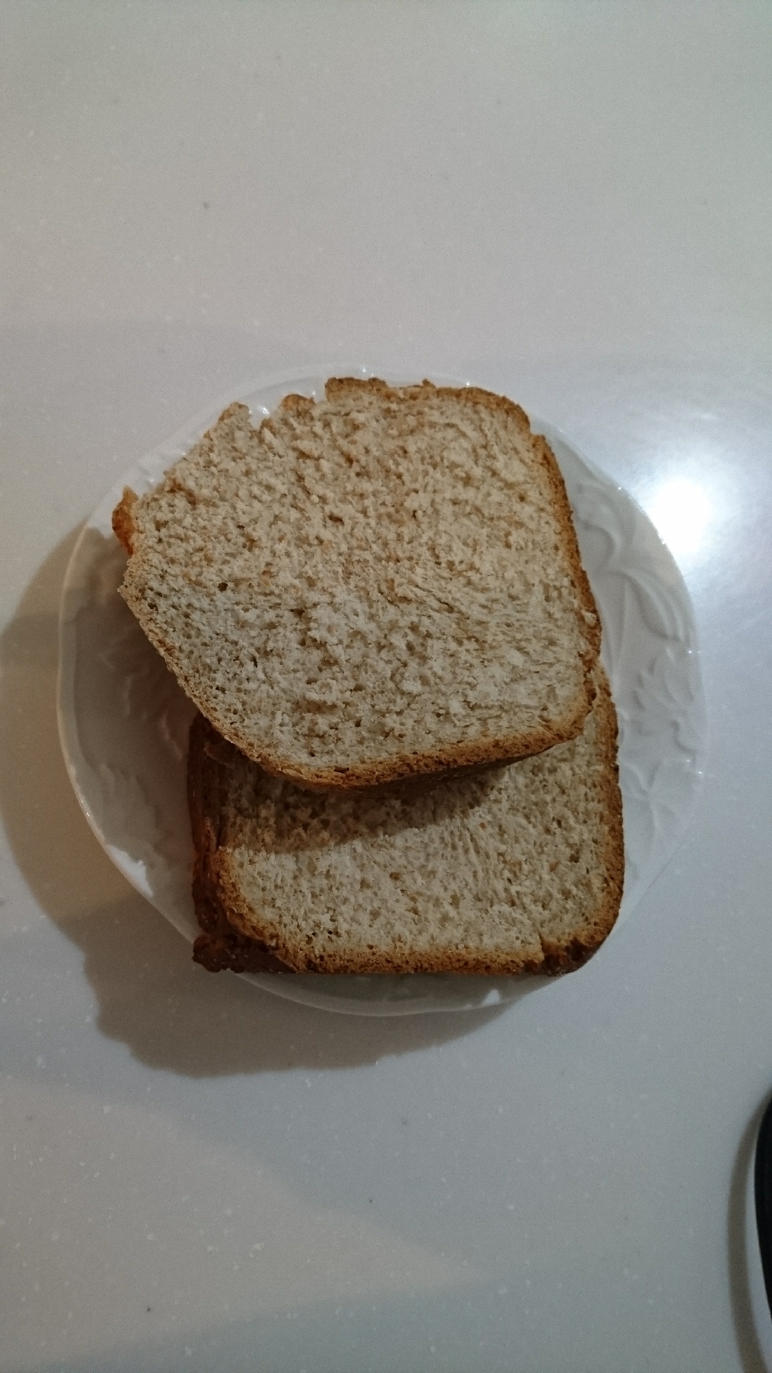小麦ふすまの食パン♪