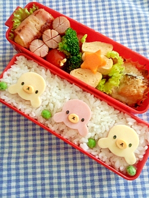 簡単キャラ弁 あざらしくんのお弁当 レシピ 作り方 By Cherry05 楽天レシピ