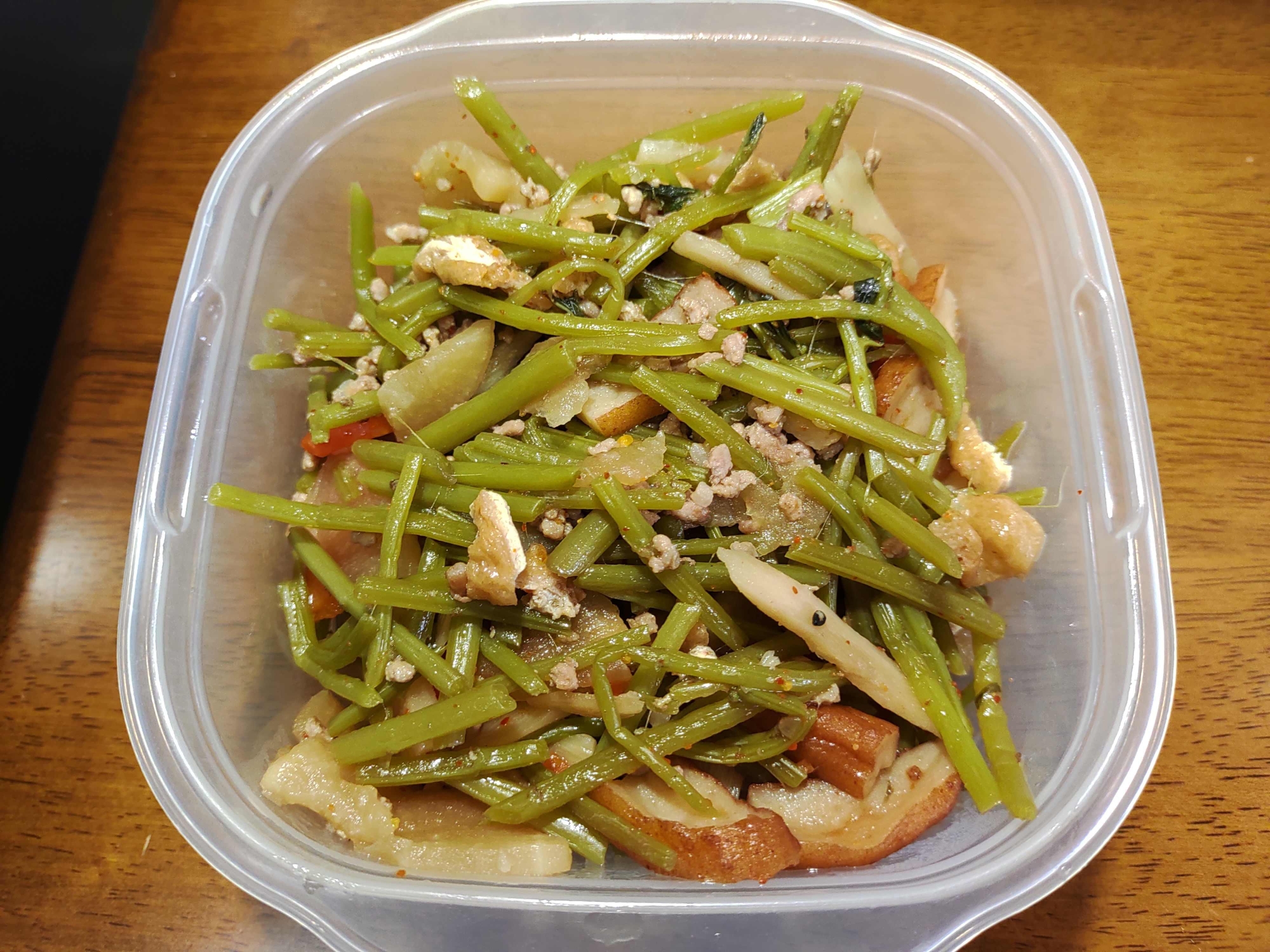 水ぶきとさつま揚げの煮物