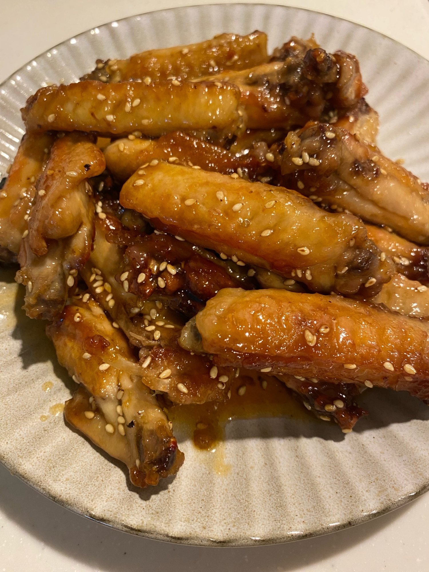 シンプルだけど旨い！手羽中の甘辛焼 レシピ・作り方 by yumi