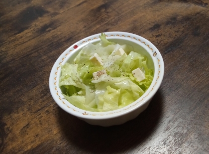 レタスde簡単イタリアン風サラダ
