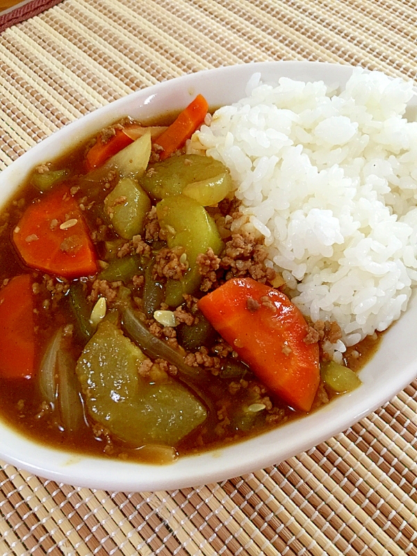 ぶっといきゅうり消費 きゅうりたっぷりカレー レシピ 作り方 By ぽよっちぷーちゃん 楽天レシピ