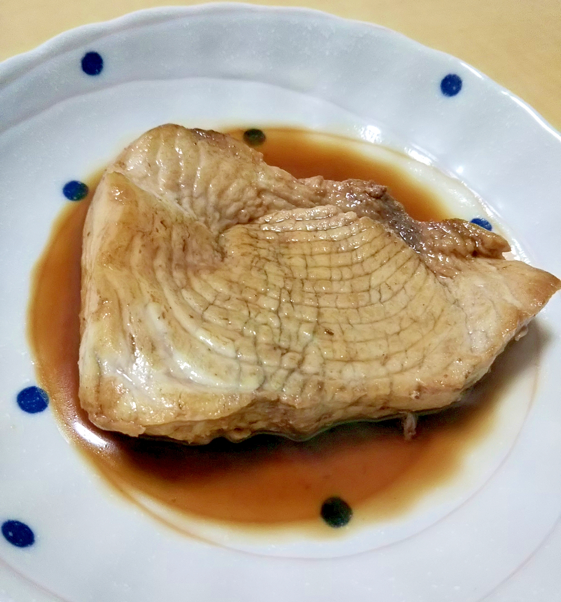 もうかさめの照り焼き