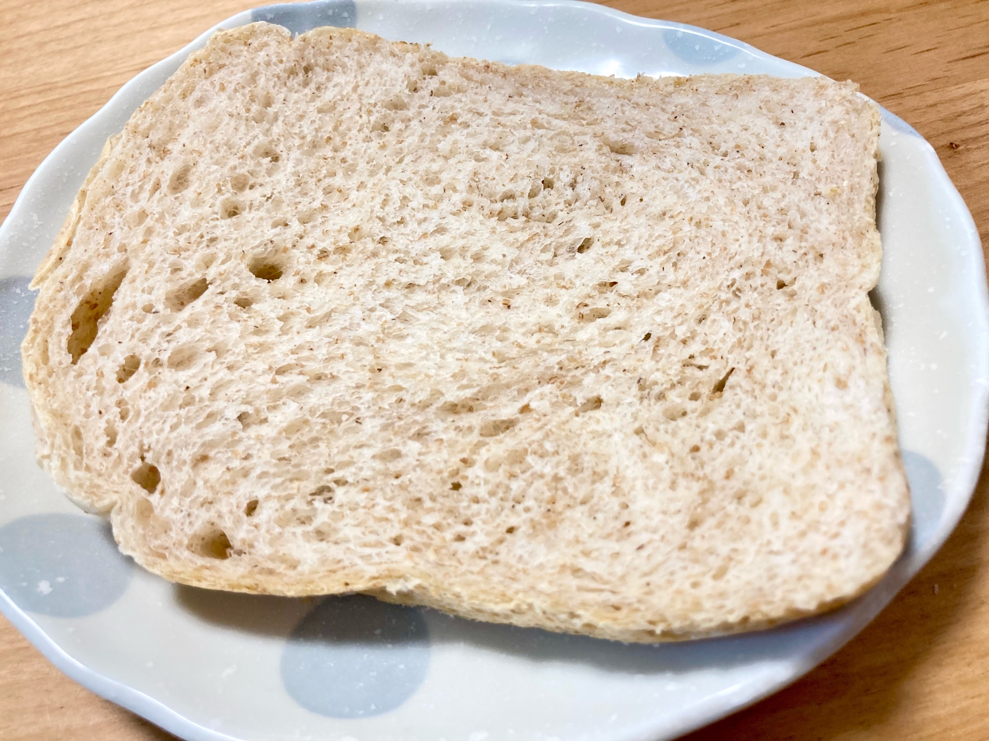 ホームベーカリーで！全粒粉40%ふわふわ食パン