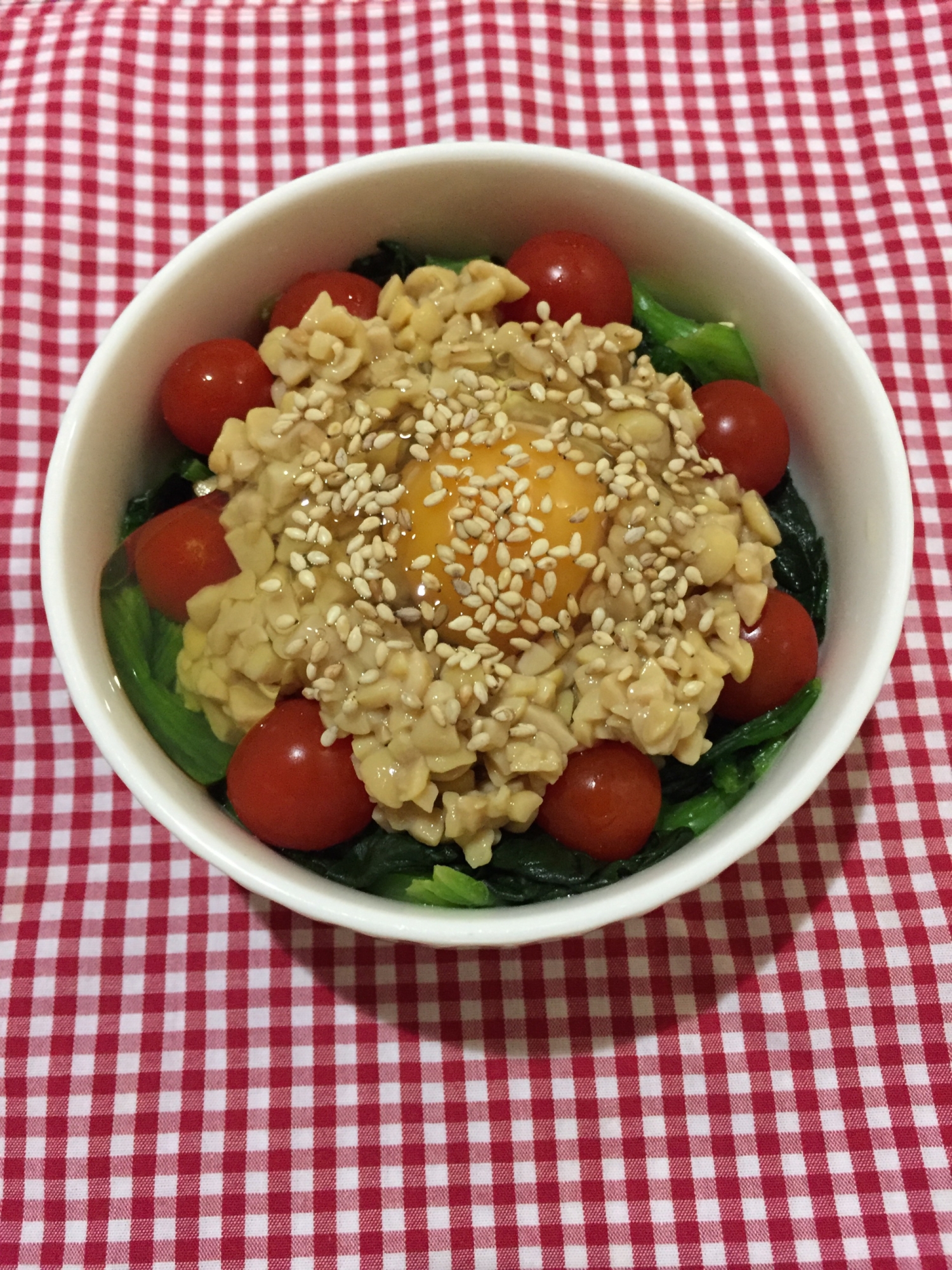 ほうれん草とトマトと納豆卵がけオートミール レシピ 作り方 By りらっくママ お休み中 楽天レシピ ほうれん草とトマトと納豆卵がけオートミール レシピ 作り方 By りらっくママ お休み中 楽天レシピ