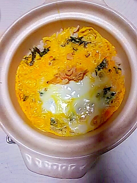 ★春菊&ツナの卵ご飯