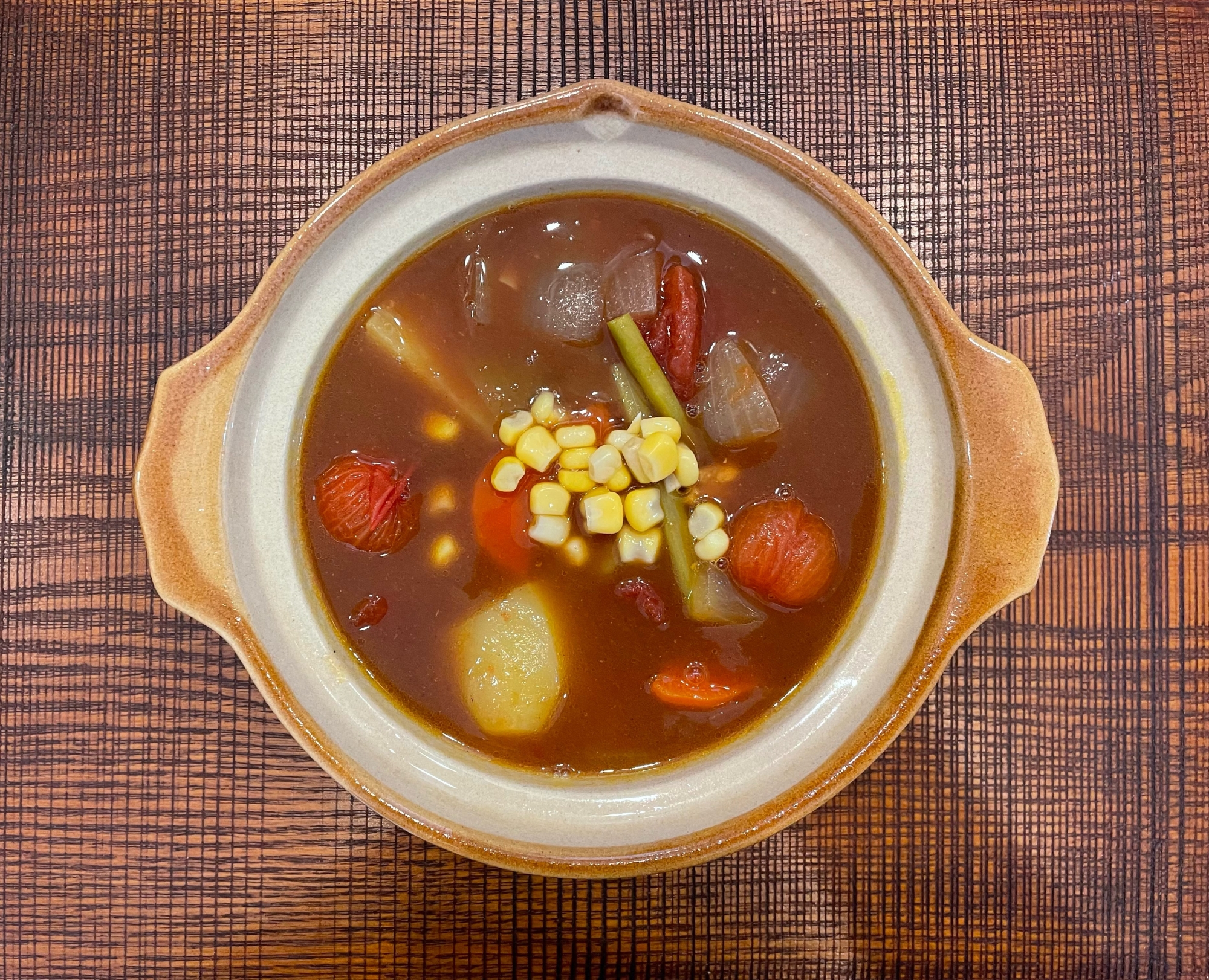 トマト缶使用！飲んでも美味しいスープカレー！