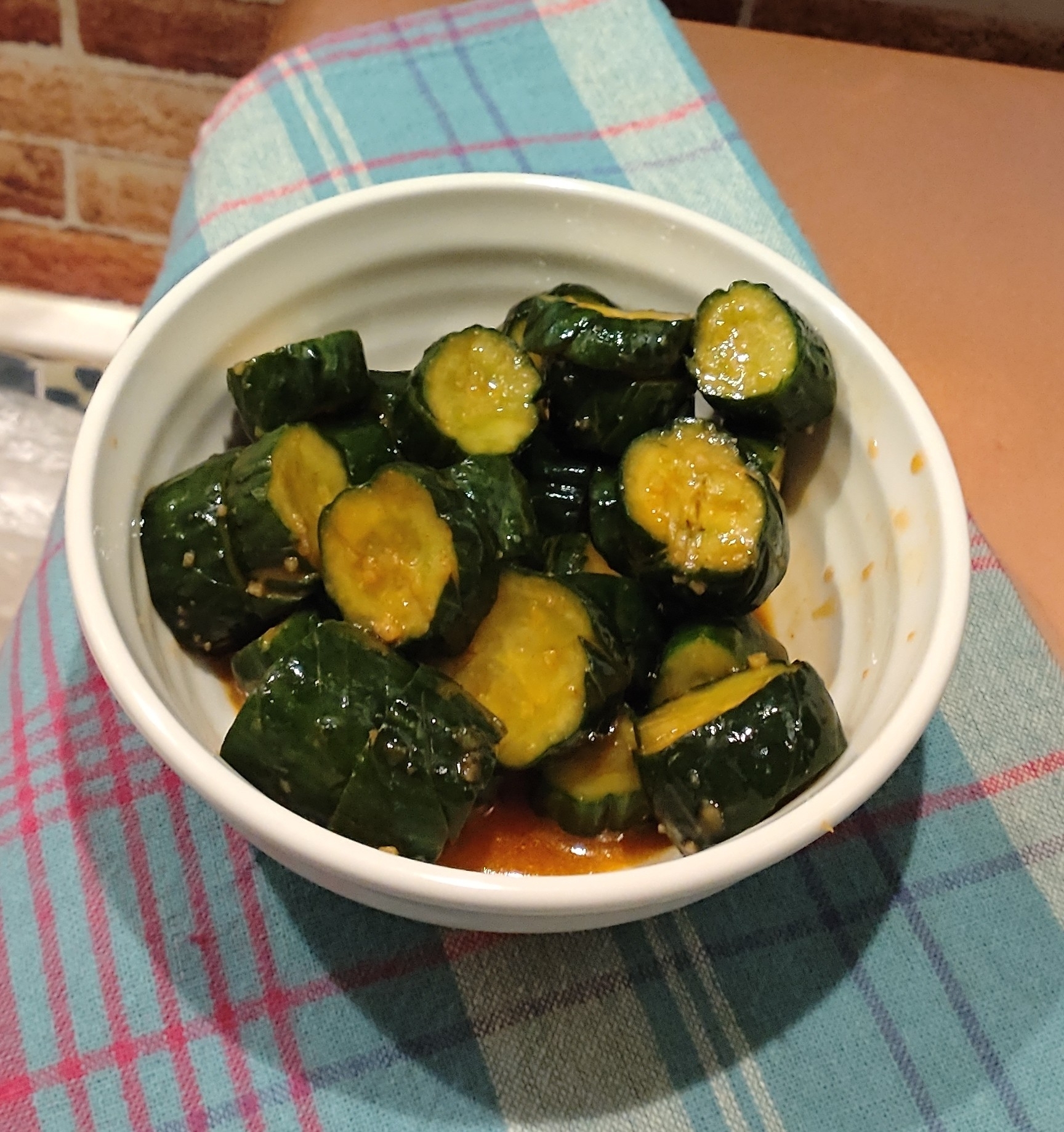 ポリ袋で♡ピリからきゅうり