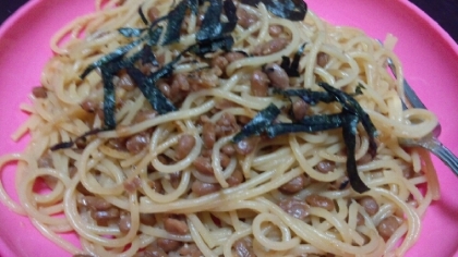 納豆パスタ