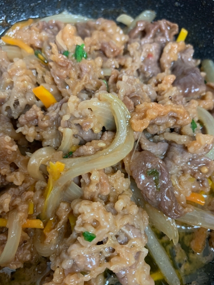 焼肉のたれ Aで簡単 プルコギ風 レシピ 作り方 By Mama Papa 楽天レシピ