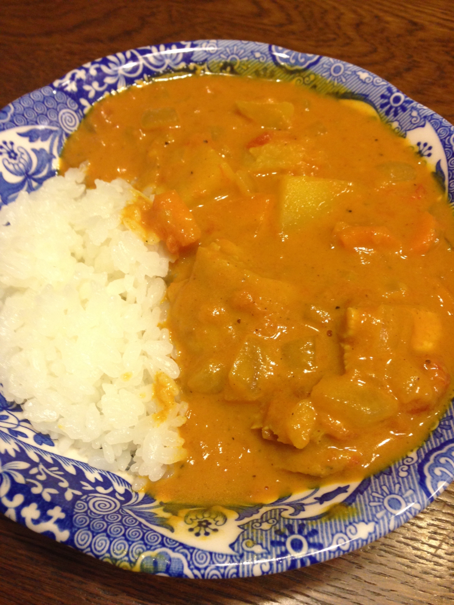 ルー・小麦不使用！体にいいエスニックチキンカレー