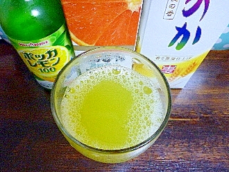 ホット☆レモンオレンジ酒