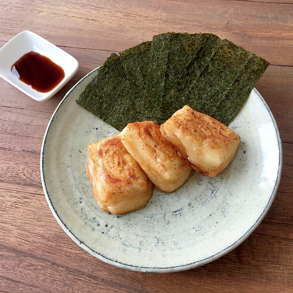 はふはふ♪餅のバター焼き