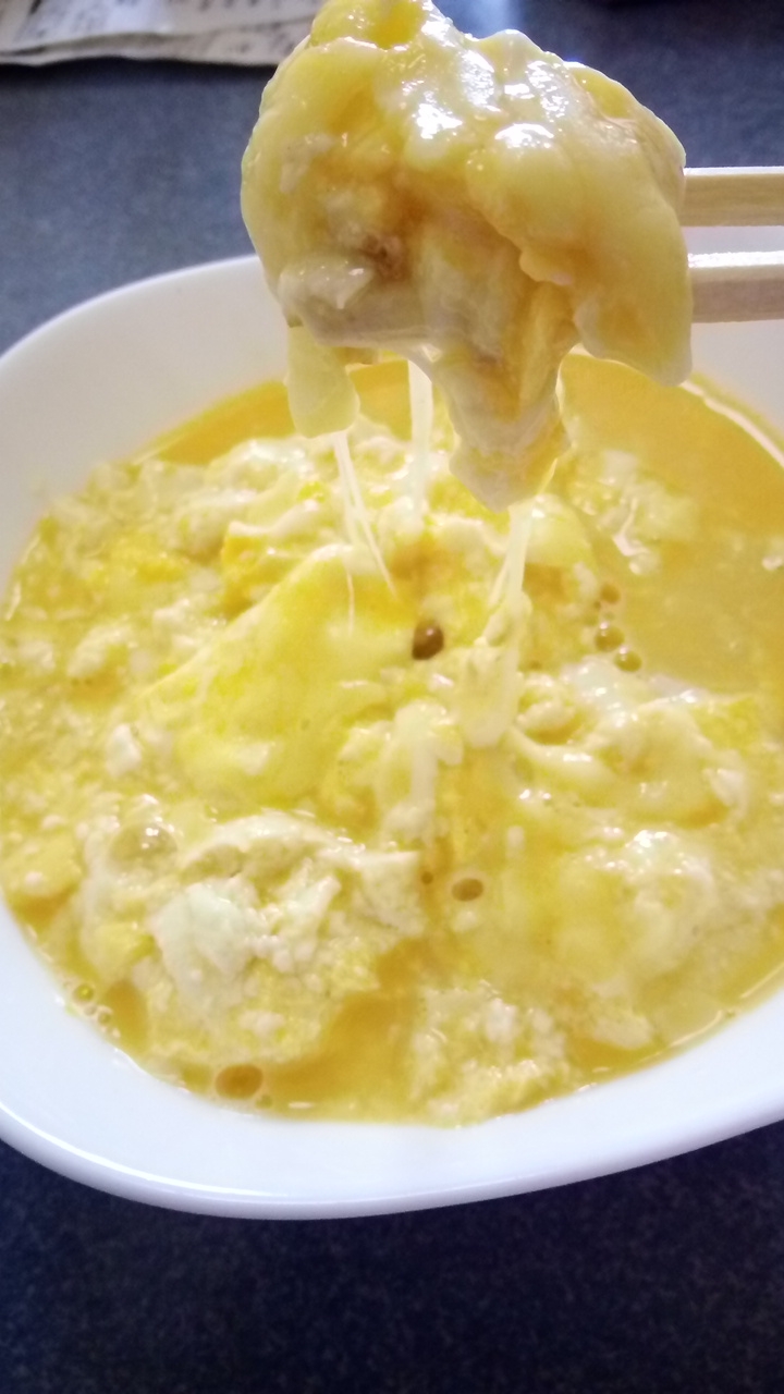 豆腐のとろ~りチーたま丼♪