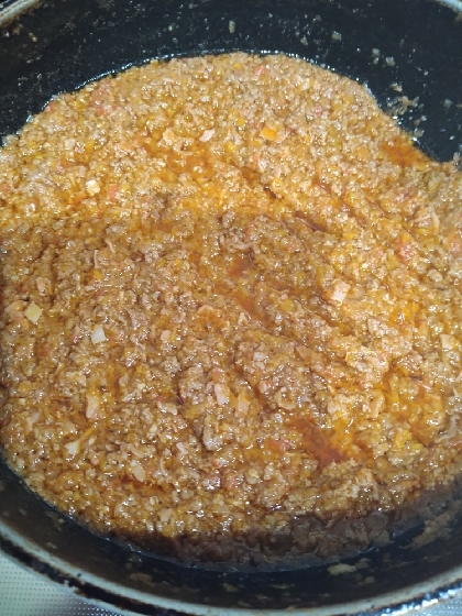 豚ひき肉で簡単ミートソース！
