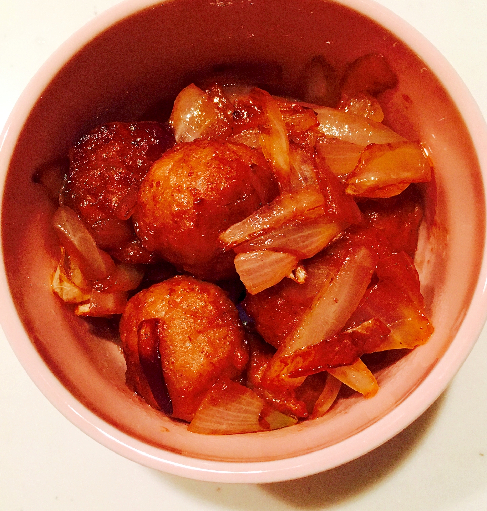 簡単にお弁当のおかずを 肉団子と玉ねぎのソース炒め レシピ 作り方 By みゅうしろ 楽天レシピ 簡単にお弁当のおかずを 肉団子と玉ねぎのソース炒め レシピ 作り方 By みゅうしろ 楽天レシピ