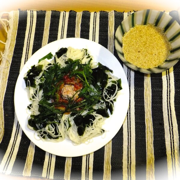 変わりそうめん キムチとツナのごまだれそうめん レシピ 作り方 By みーちゃんの姉 楽天レシピ 変わりそうめん キムチとツナのごまだれそうめん レシピ 作り方 By みーちゃんの姉 楽天レシピ