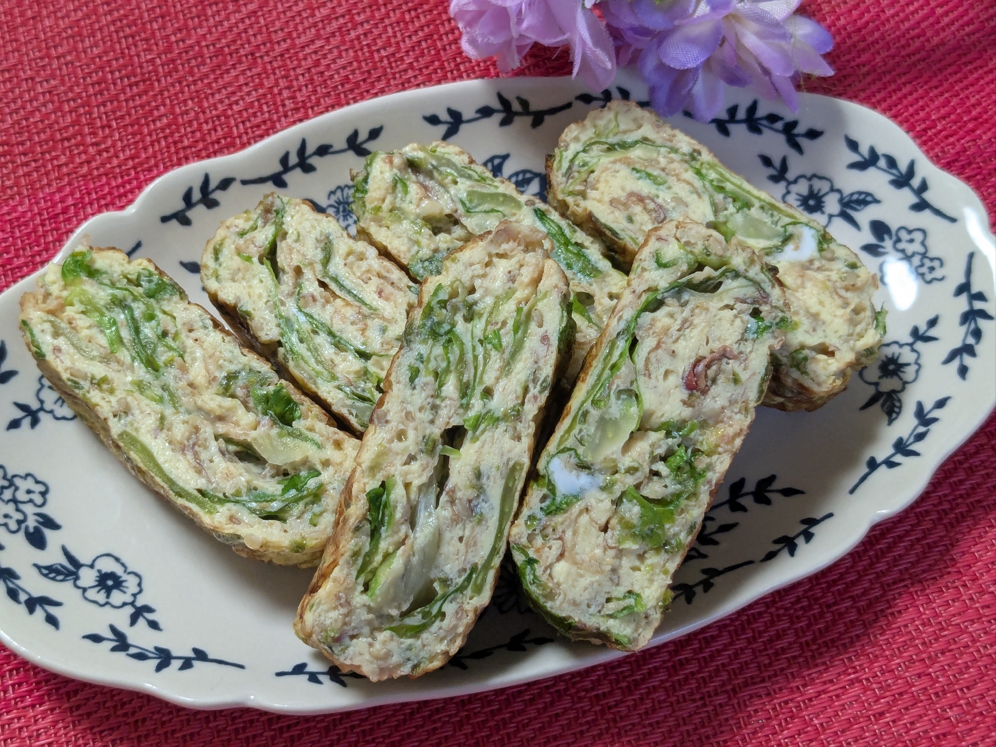 〜レタスと鰹節の卵焼き〜