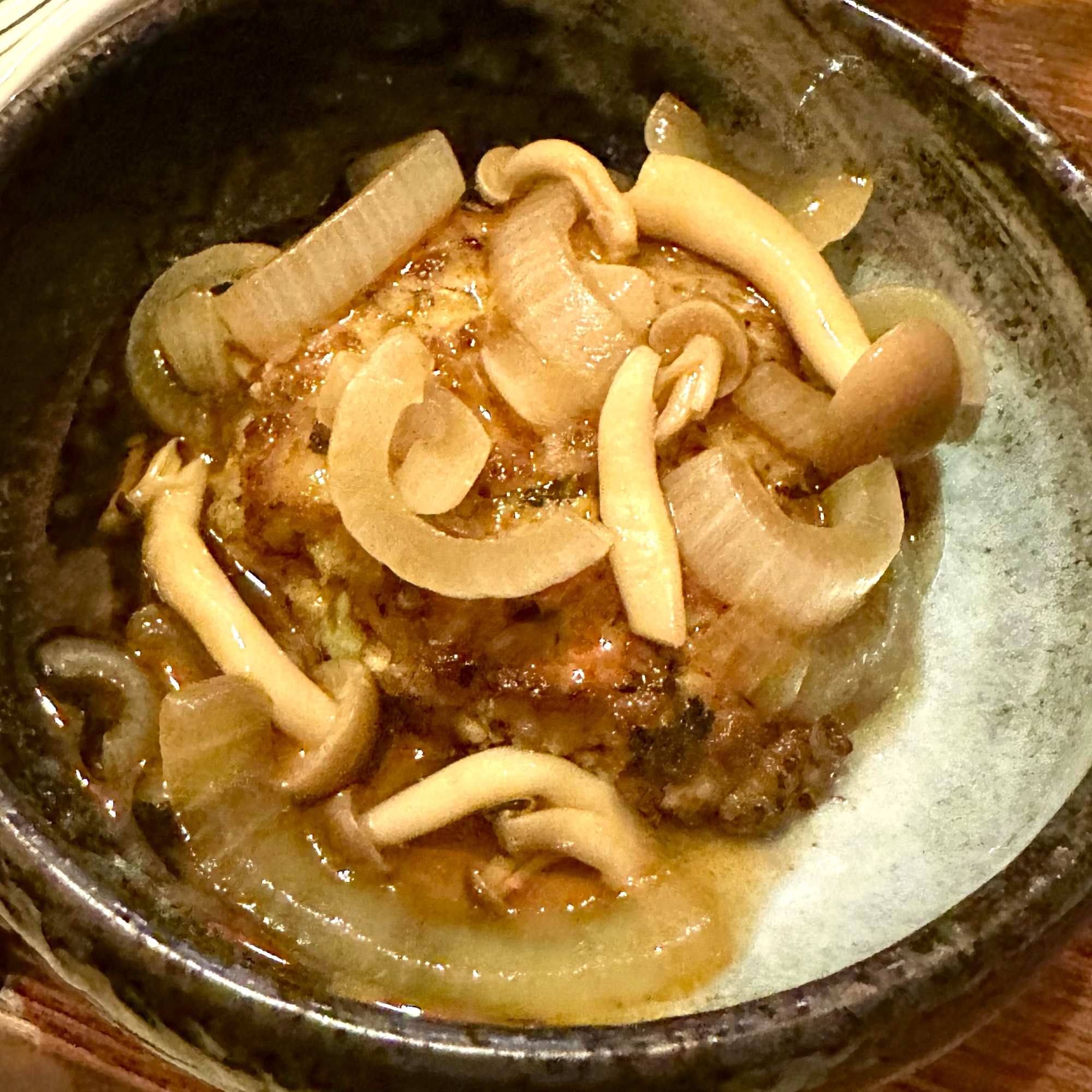 茅乃舎ダシで和風キノコあんかけ