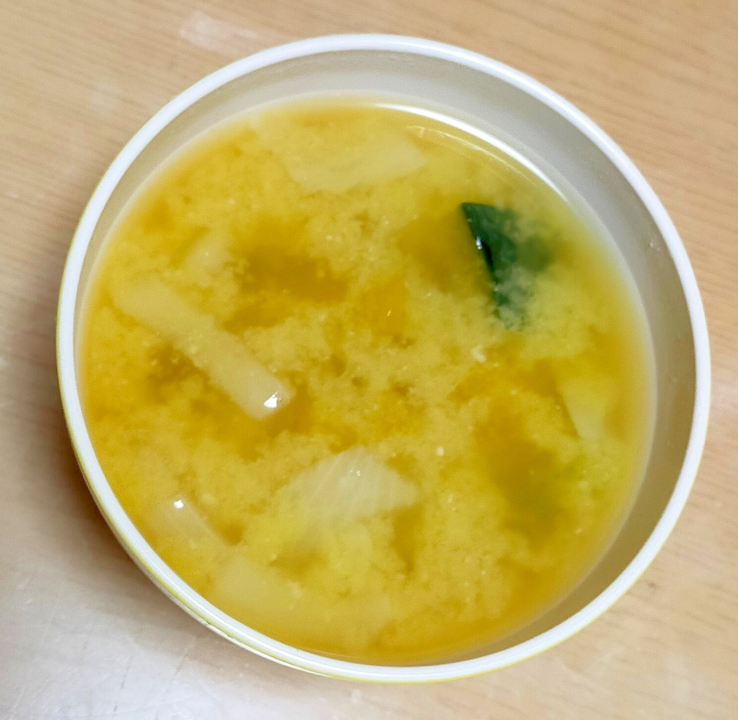 南瓜と玉ねぎの味噌汁