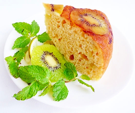 炊飯器 ホットケーキミックスで キウイ豆乳ケーキ レシピ 作り方 By Liqueur 楽天レシピ