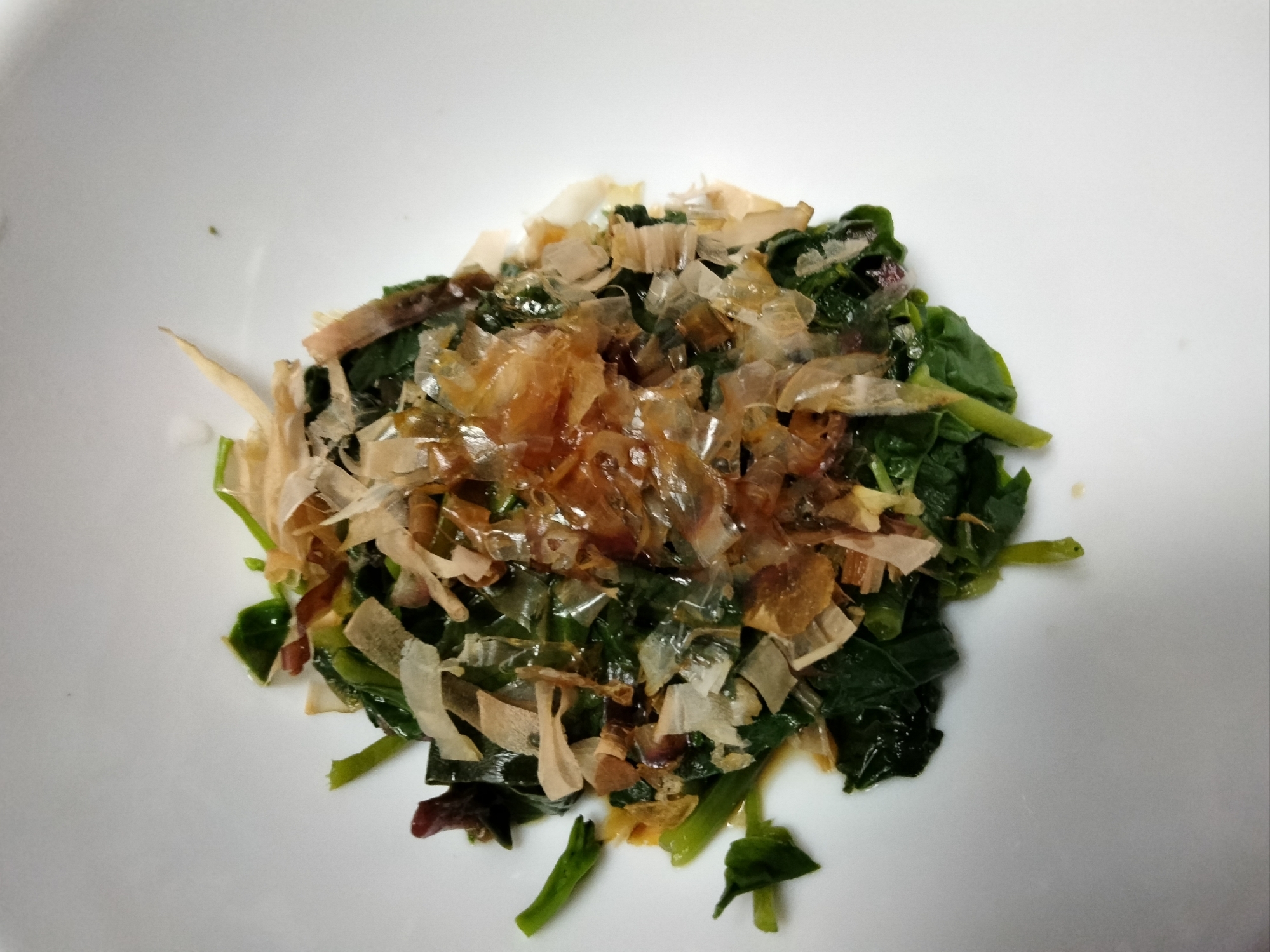 つるむらさきのおかか和え