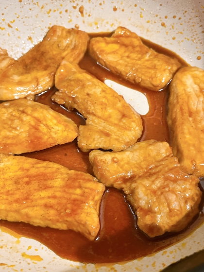 やっぱり美味しいトンテキ　ニンニクソース！