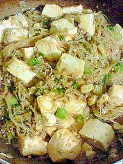 ビーフンで◎麻婆豆腐春雨