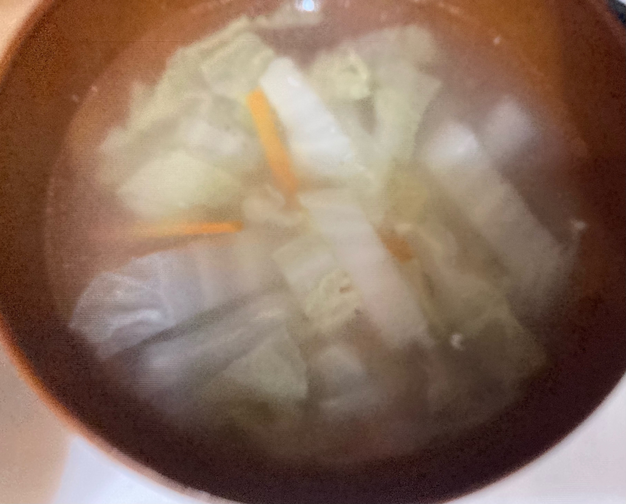 白菜とかぶとにんじんのスープ