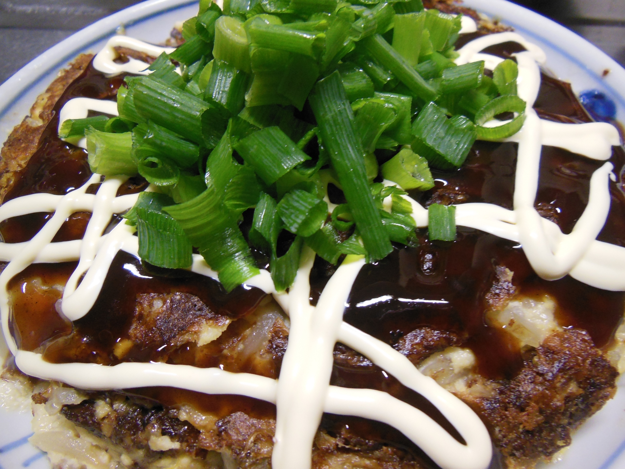 もやしと豆腐のヘルシーお好み焼き