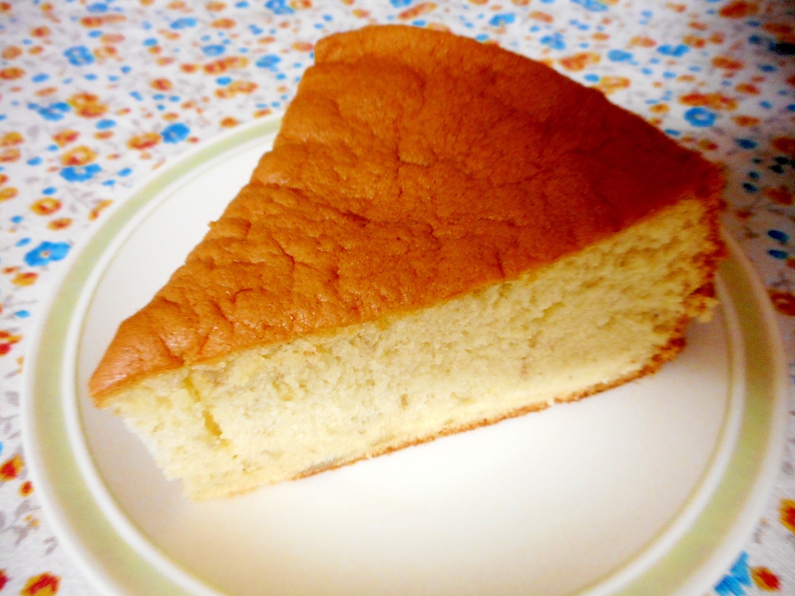 バナナのスポンジケーキ レシピ 作り方 By Mococo05 楽天レシピ