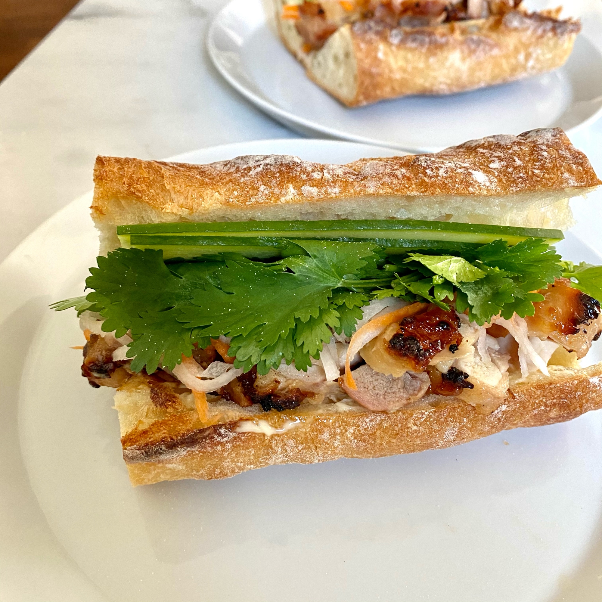 主夫がつくる鶏肉のバインミー ベトナムサンドイッチ