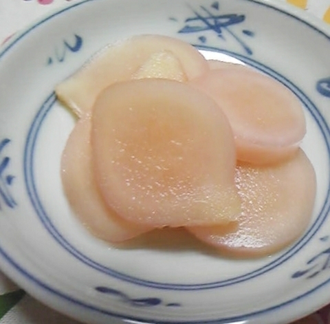 ピンクの酢生姜