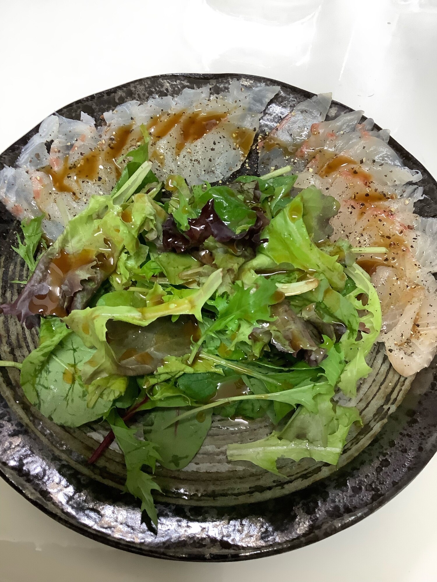 真鯛とヒラマサのカルパッチョ レシピ 作り方 By Karamiki 楽天レシピ