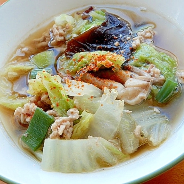 豚ひき肉で 白菜とネギの味噌汁 きくらげ他 レシピ 作り方 By ジョン リーバス 楽天レシピ 豚ひき肉で 白菜とネギの味噌汁 きくらげ他 レシピ 作り方 By ジョン リーバス 楽天レシピ