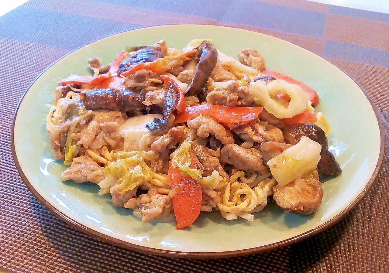 麺パリパリ 餡かけ焼きそば レシピ 作り方 By 体脂肪率11 夫人 楽天レシピ