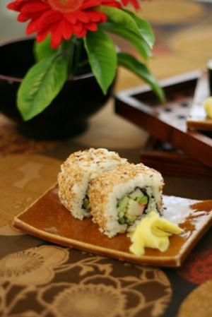 海外でお寿司!!カリフォルニアロール