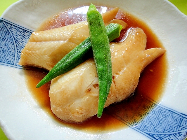 ムキカレイのオイスター醤油煮